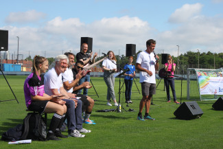 Gottesdienst vor dem Sport-Event